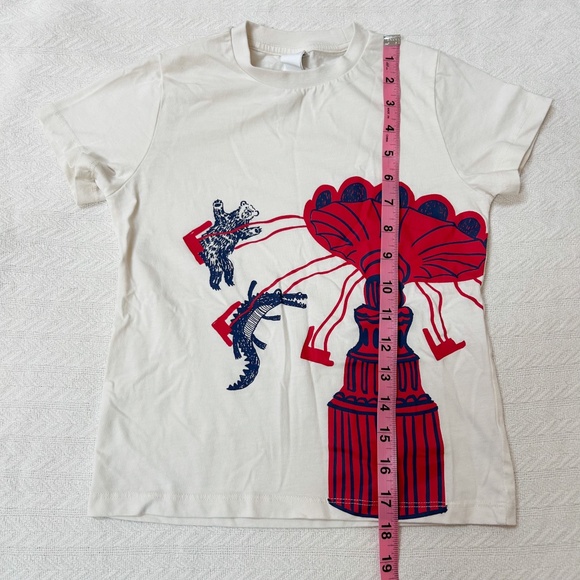 HARPER CANYON charming carousel swing carnival animal print t-shirt sz 6 - Picture 3 of 6